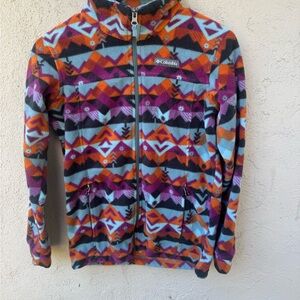 Columbia Kids' Colorful Patterned Fleece Jacket